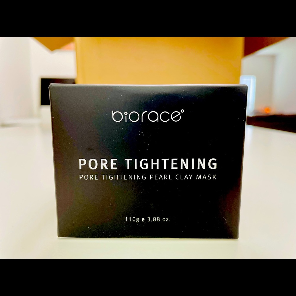 NEW Biorace pore tightening pearl clay mask
